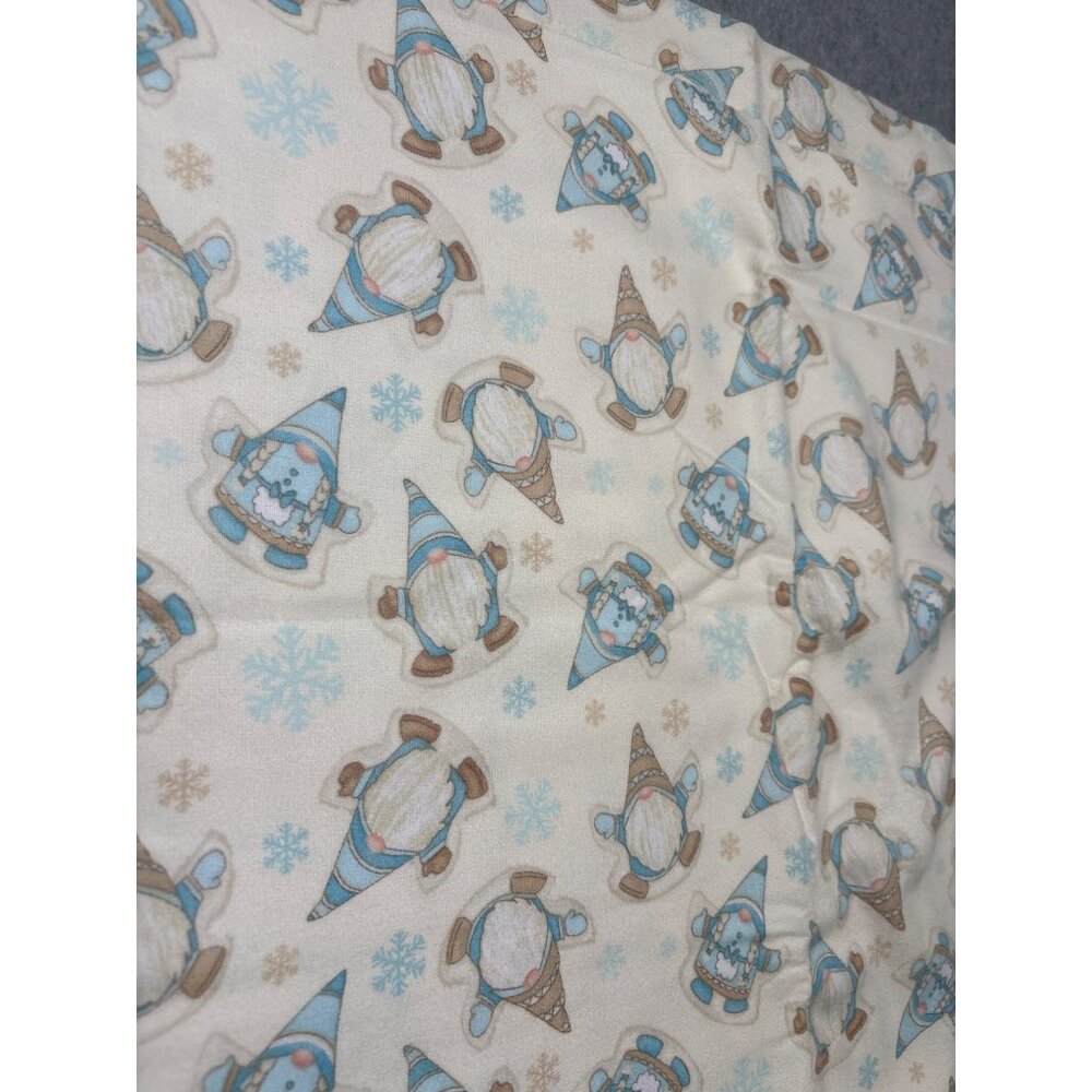 "I Love Sn Gnomies" Cotton Fabric by Shelly Comiskey for Henry Glass & Co. 1/2 y